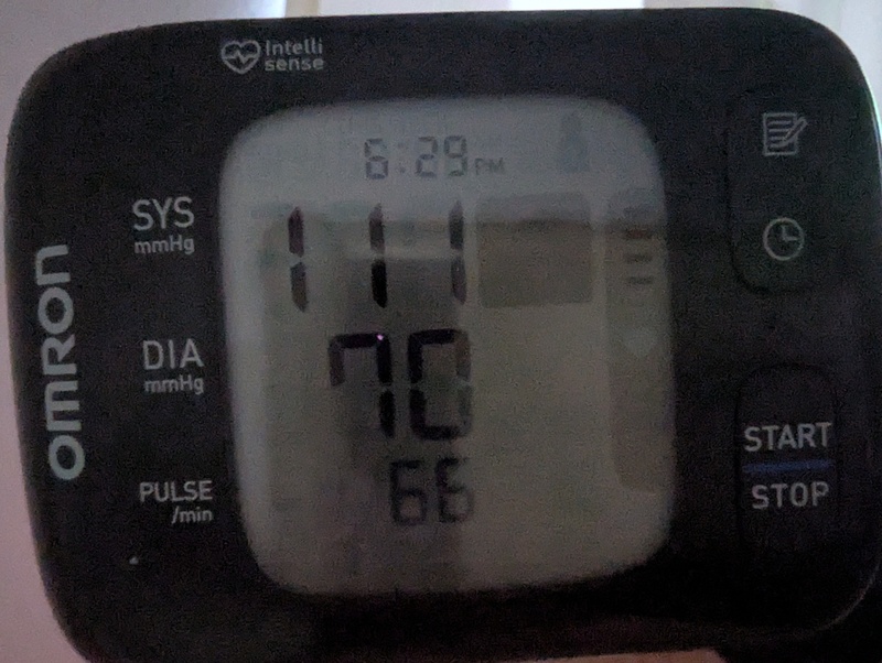 They say that our blood pressure should be under 110/70. Still failed. 🤣🤣🤣