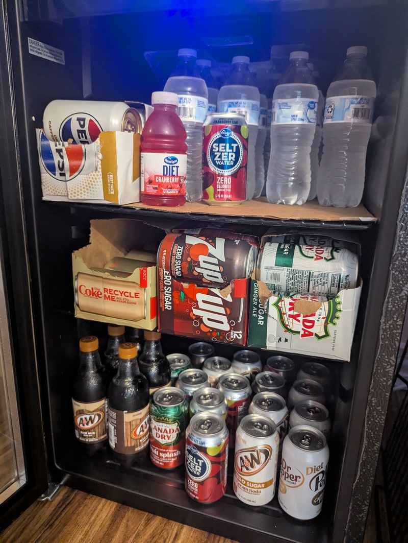 Stocked fridge