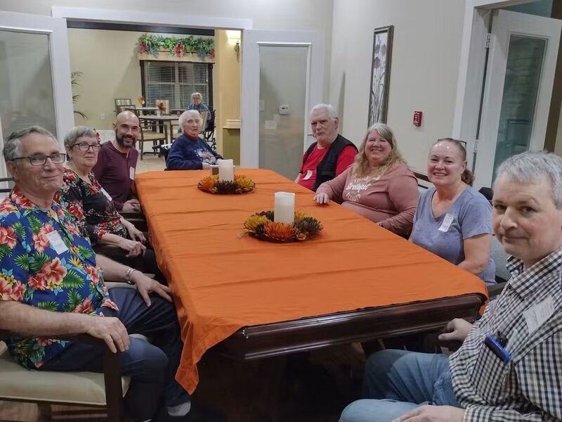 Thanksgiving dinner with Jean Colton, Don's mom.