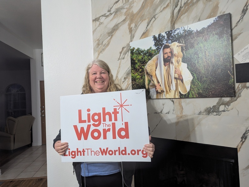 Light the world. 
https://youtu.be/FrCDXi4j1CE?si=cRRvtbVHFoW3Krij