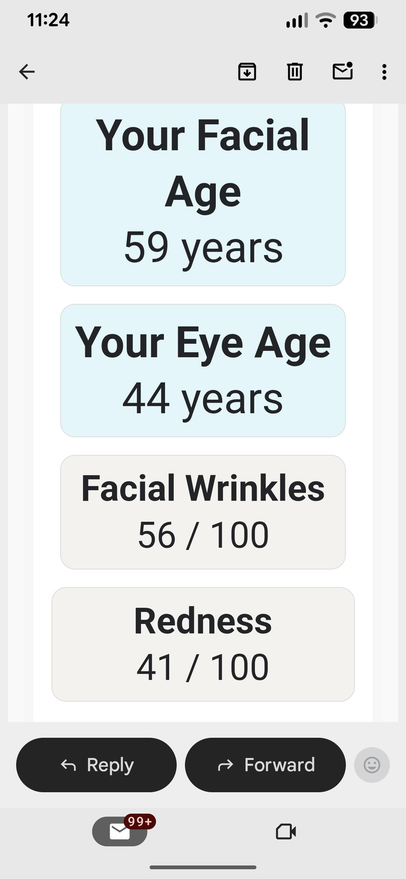 I cut my hair and then took pictures of myself. Then I sent it to a program that tries to guess your age.