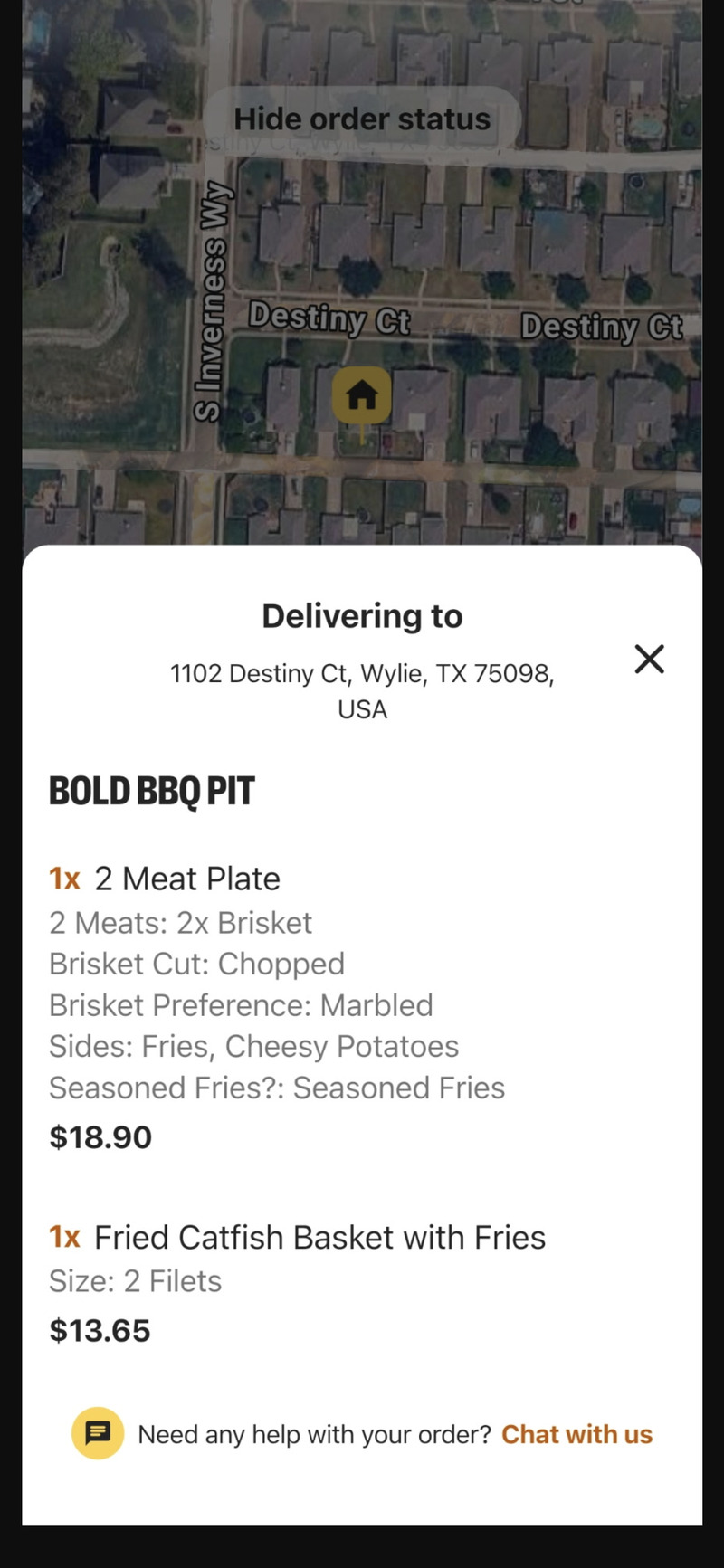 Second Drone delivery. This time FOID