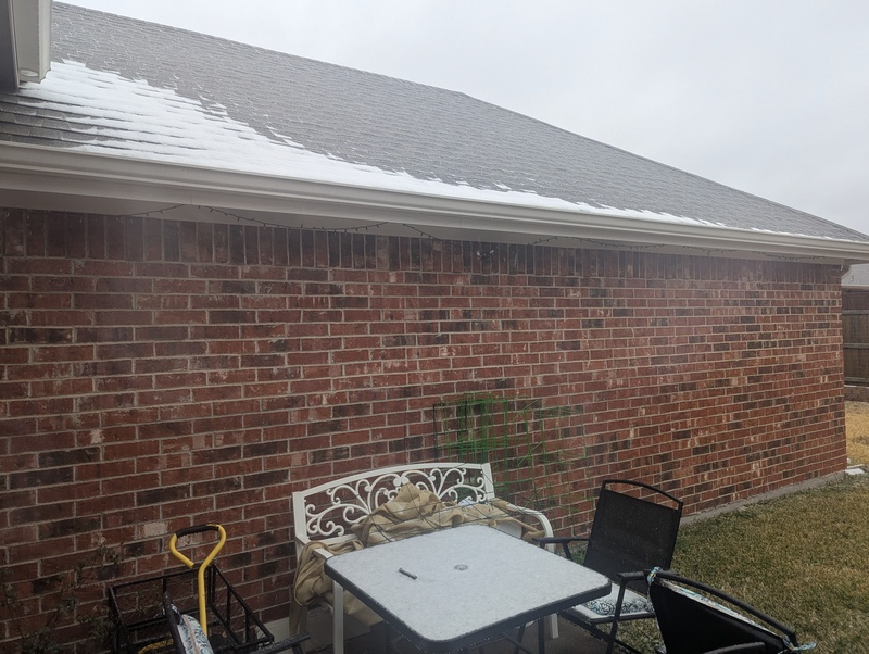 not much on the roof , but I've everywhere.