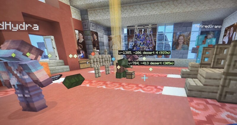 Castle Hill Throne Room with Daniel making a man.