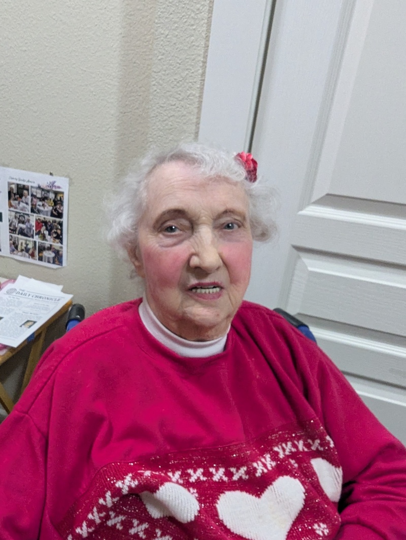 Jean, February 13. Happy Valentine's Day!