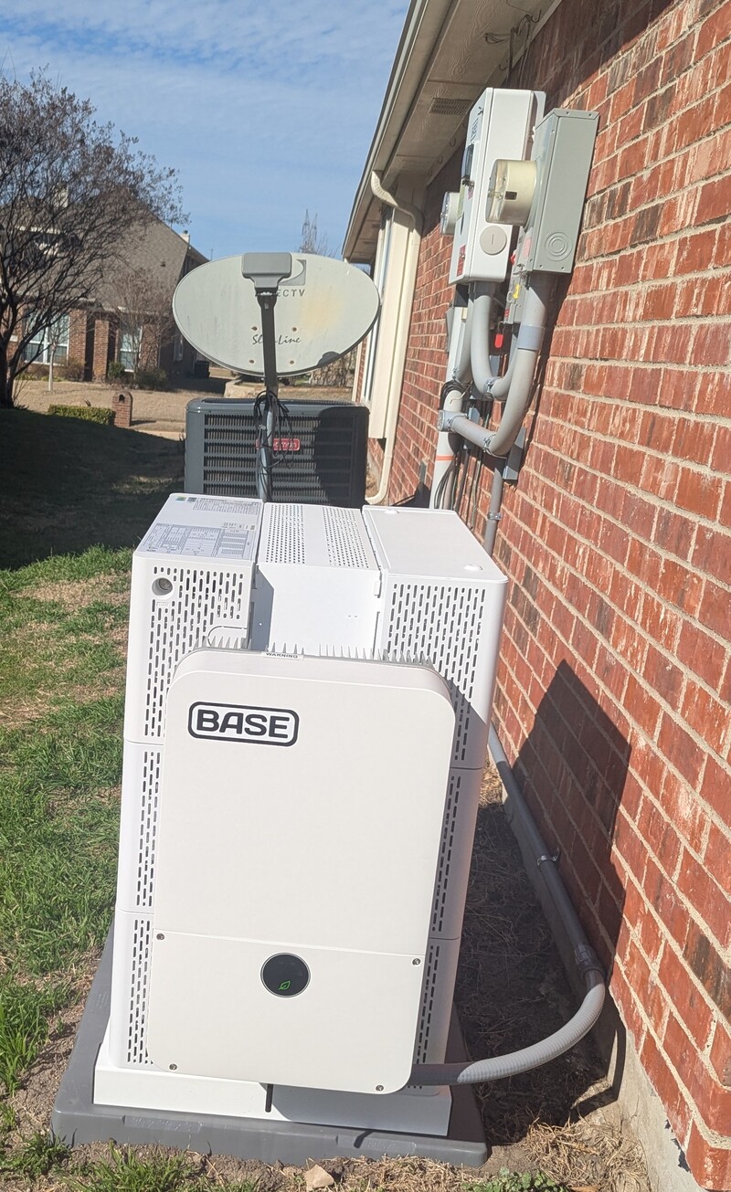 Base Power battery installation.