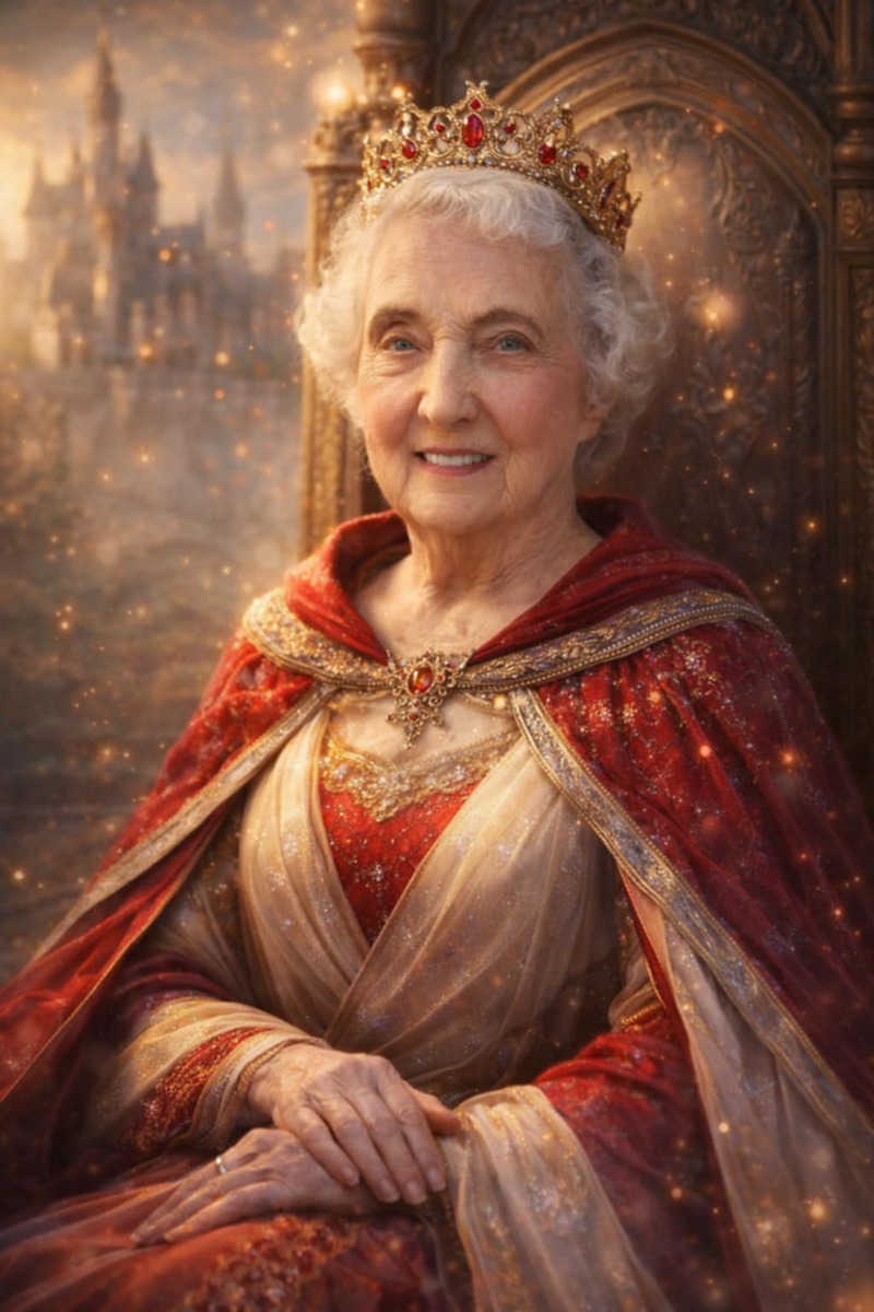 AI Jean Colton in Royal Garb