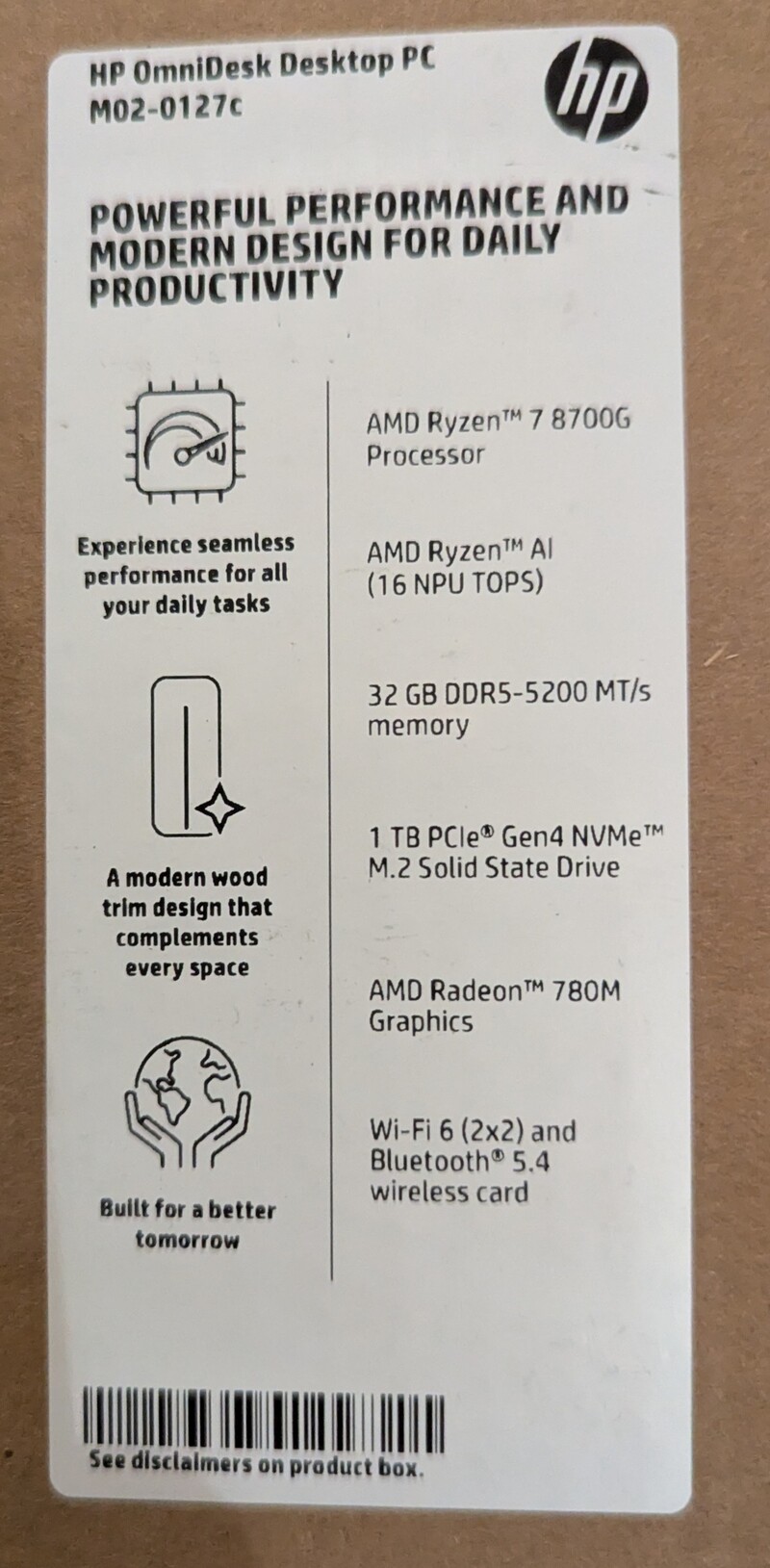 Lois's computer specifications