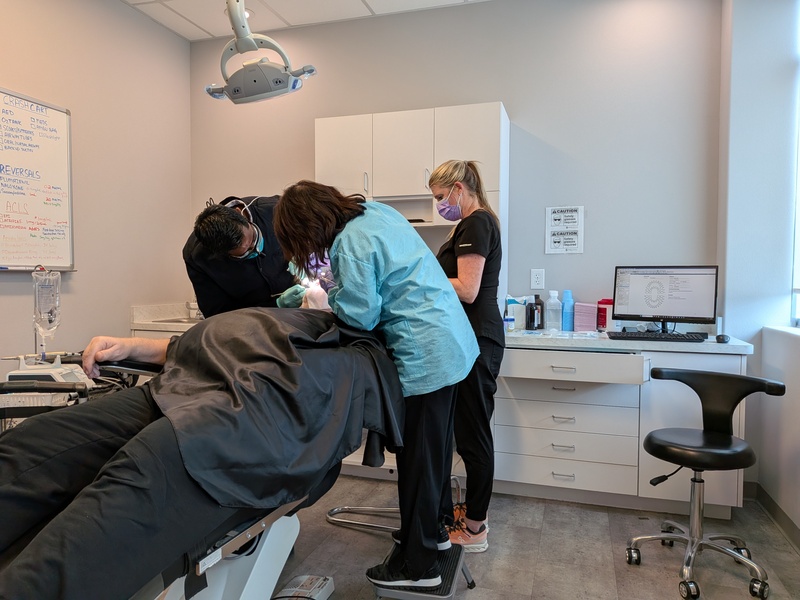 Mon09 2pm Don getting his teeth out.