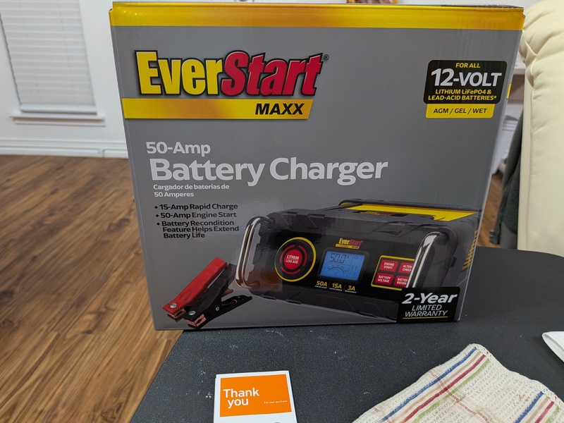 Don's new trickle charger