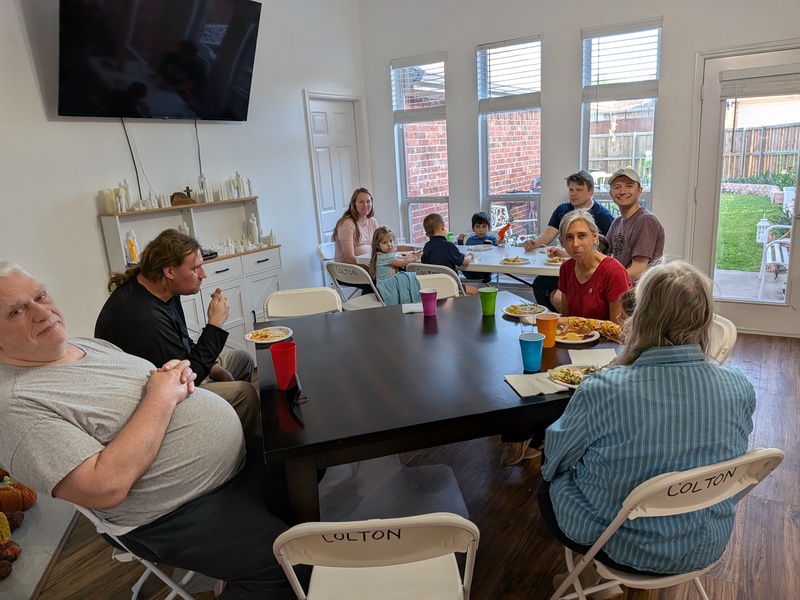 We had 26 people come to our spring party.