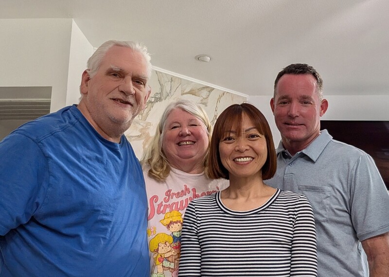 Aisa and Chuck visited us in Texas!