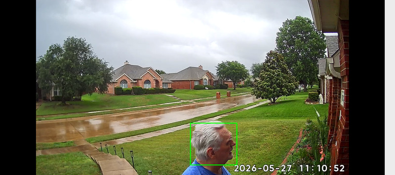 This is how much of Don's head we see in the new security camera.
