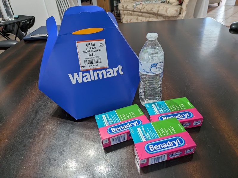 I thought they might not need to put water in this time for weight. I love getting water anyway. 😁