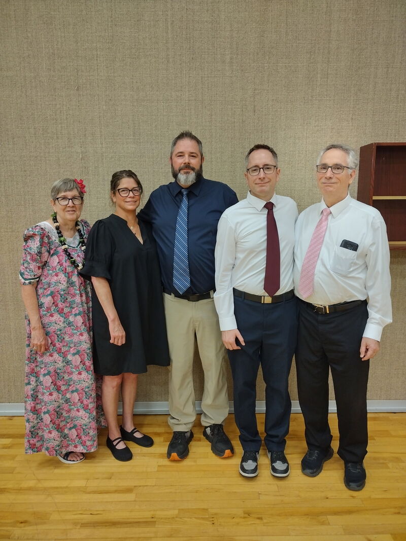 Matt Funeral Gathering: Cindy, Rachel, James, Chris, Jim