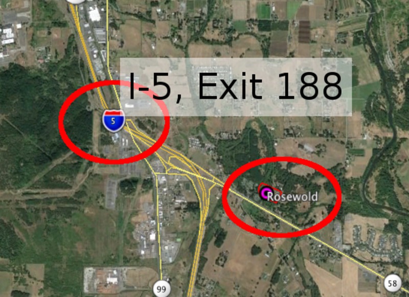 If you are going South, take Exit 188.